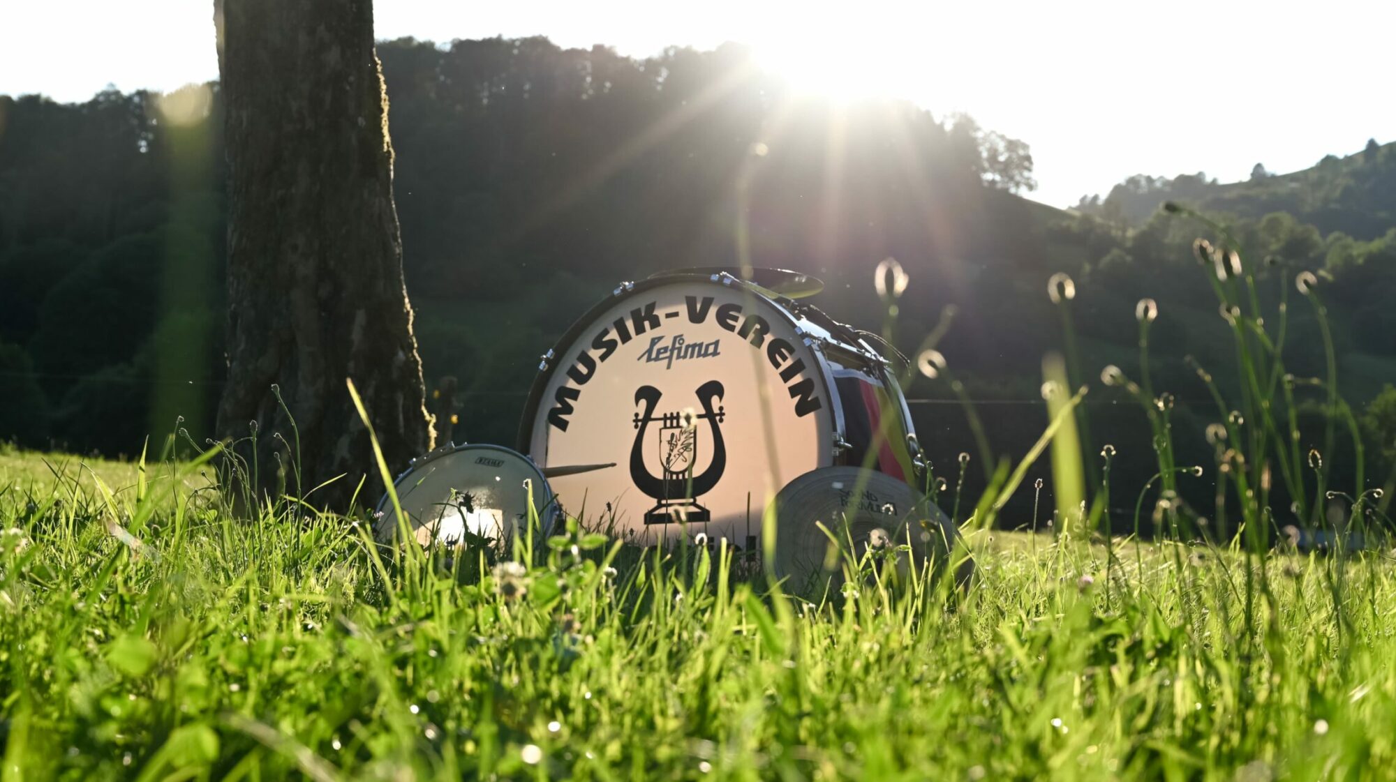 Musikverein Utzenfeld beim Auftritt